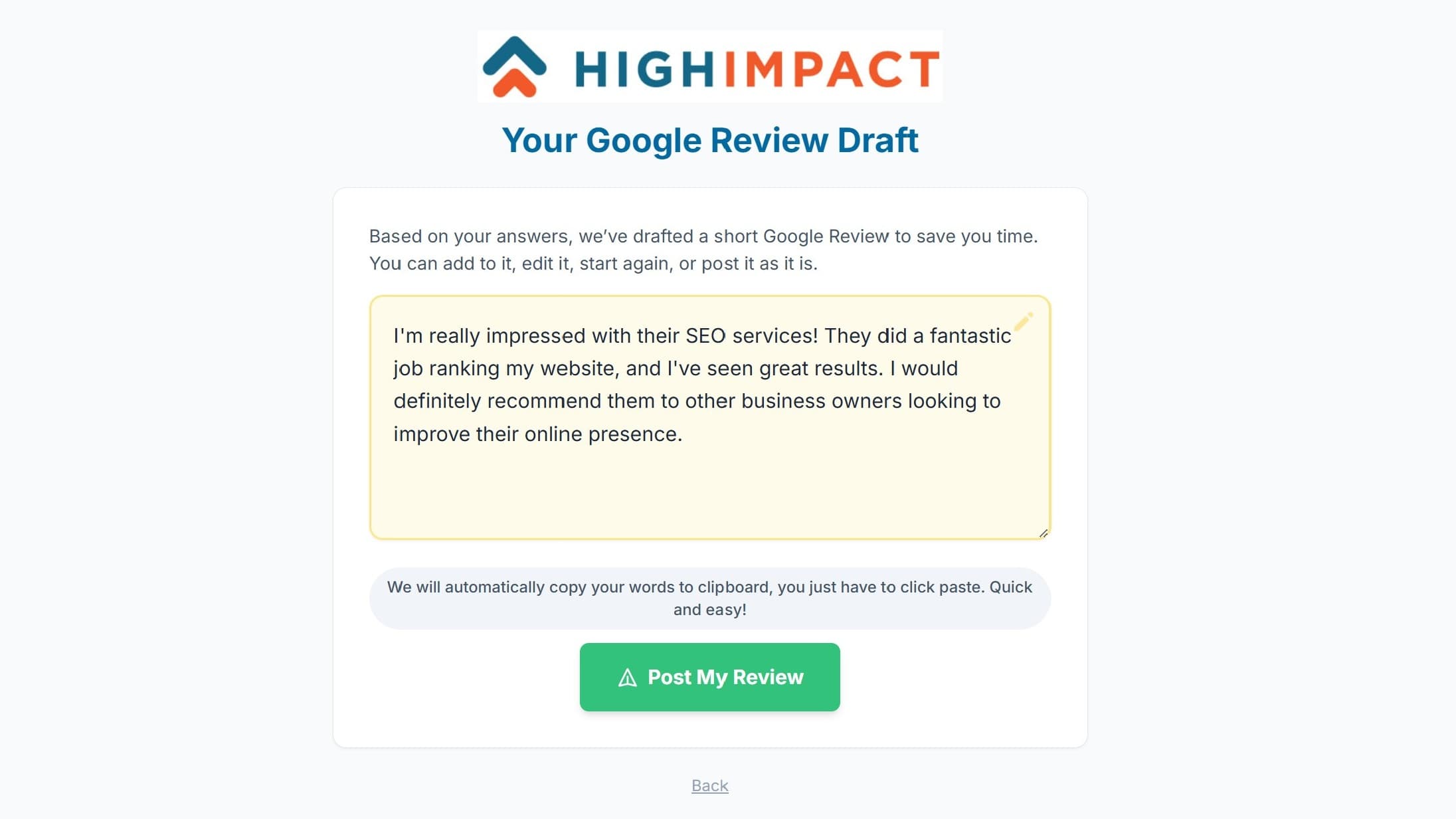 Drafted Review